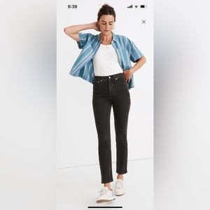 Perfect Condition - Madewell Perfect Vintage Jean in Faded Black Wash